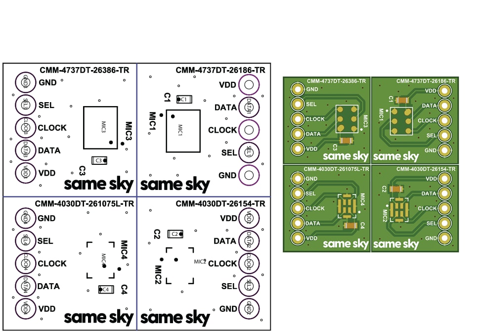Same Sky DEVKIT-MEMS-002 Microphone Development Kit